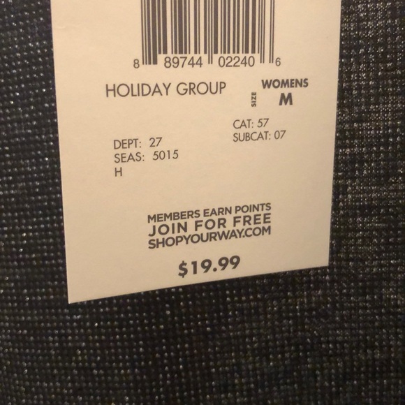 Women's Dark Grey Sparkly Top - Picture 2 of 4